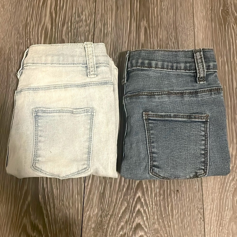 USED BUNDLE 2x - RIPPED SKINNY JEANS